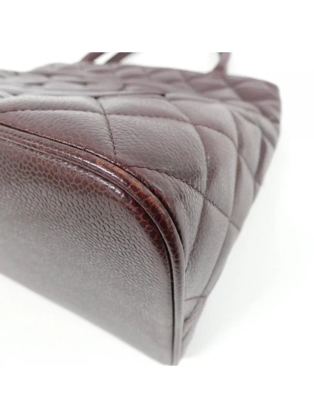 Chanel Vintage Bag Handbag Burgundy